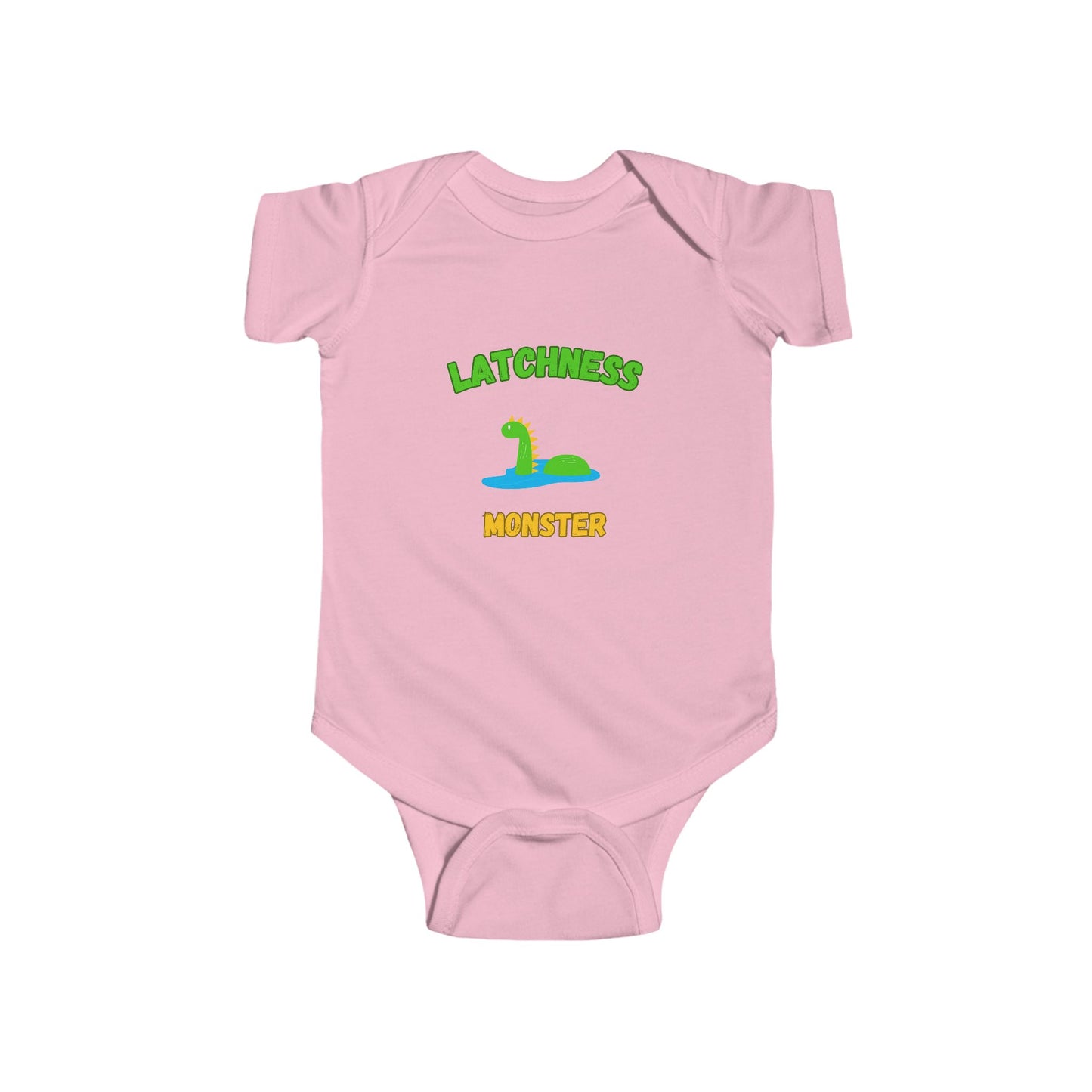 SNES | REACH Certified One-Piece Bodysuit | Latchness Monster | Infant Toddler 0-24M