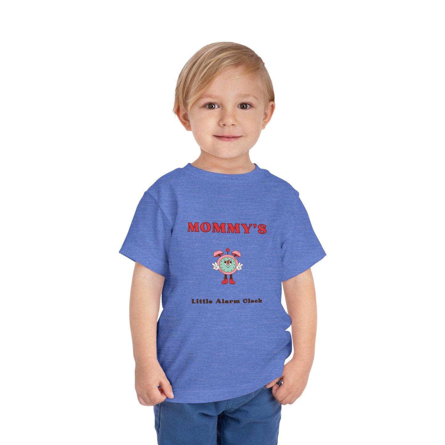 Mommy's Little Alarm Clock Toddler Tee - Cute & Fun Short Sleeve Shirt for Kids