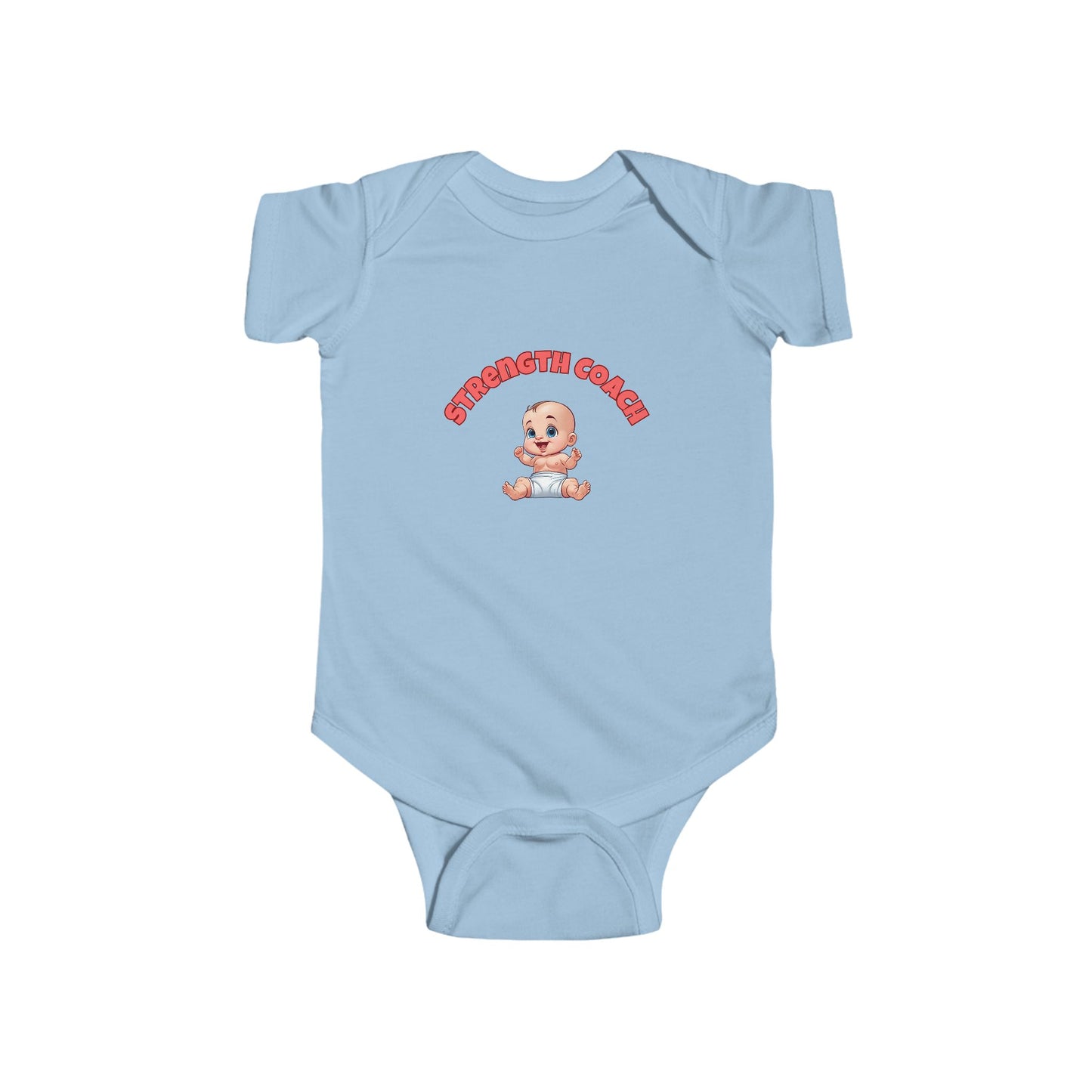SLEEPLESS NIGHTS, ENDLESS SMILES | REACH Certified One-Piece Bodysuit | Strength Coach Tiny Tot Gym | Infant Toddler 0-24M