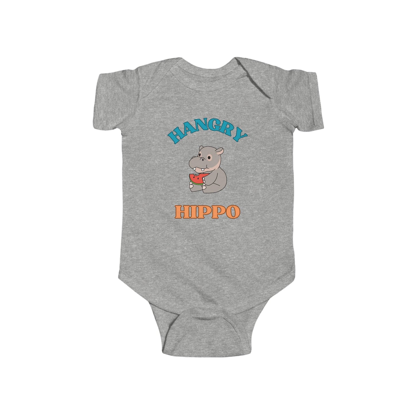 SNES | REACH Certified Bodysuit | Hangry Hippo | Infant Toddler 0-24M