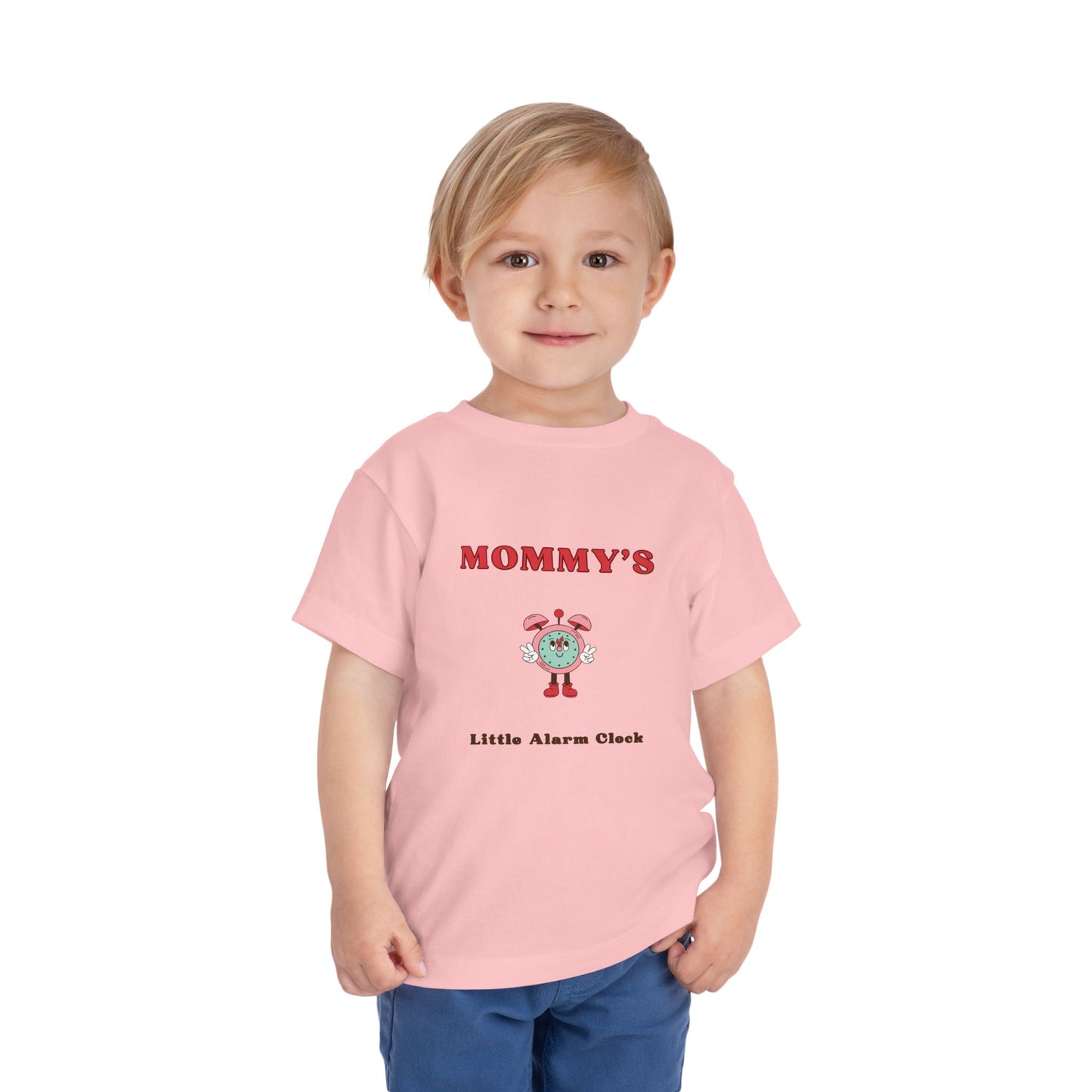 Mommy's Little Alarm Clock Toddler Tee - Cute & Fun Short Sleeve Shirt for Kids