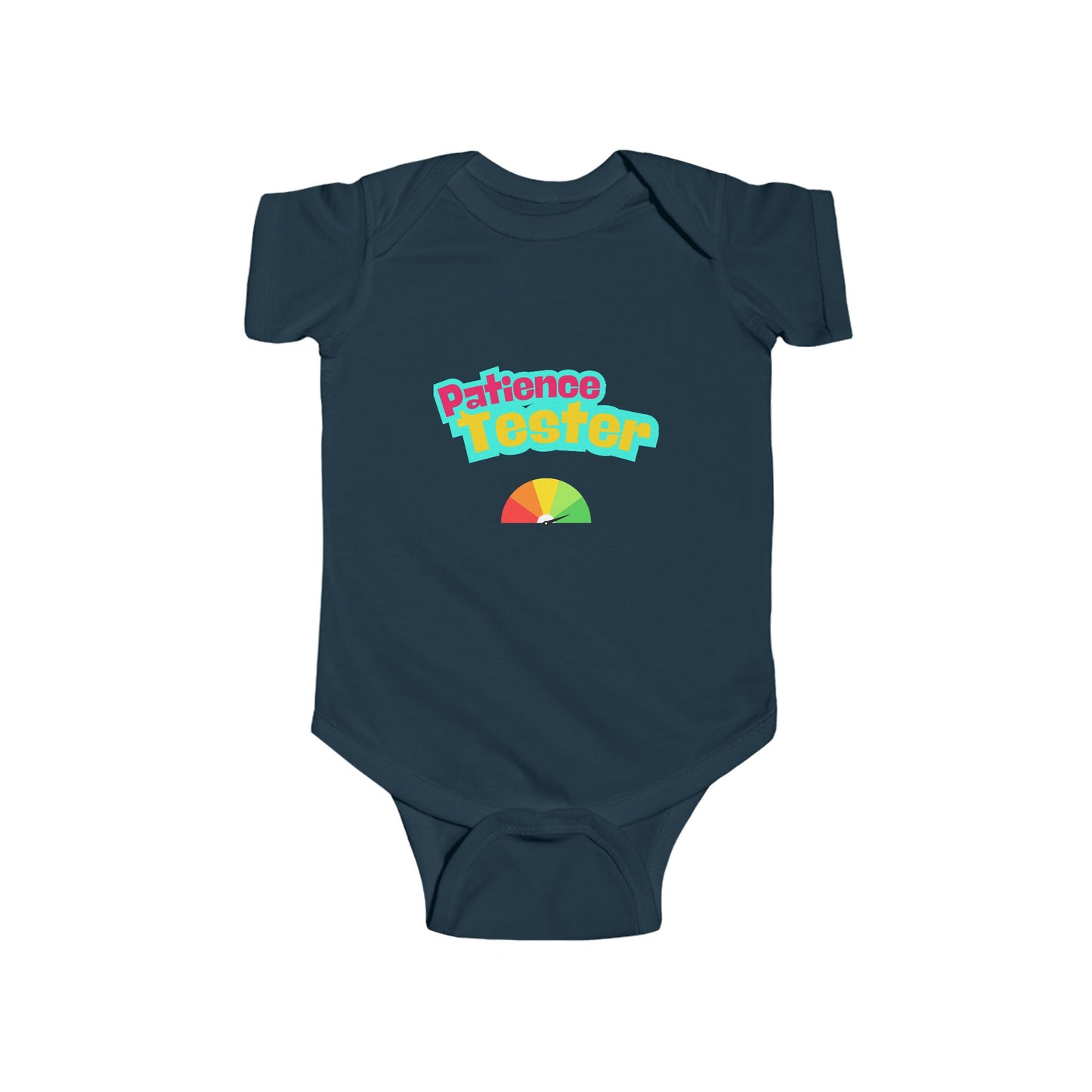 SNES | REACH Certified One-Piece Bodysuit | Patience Tester | Infant Toddler 0-24M