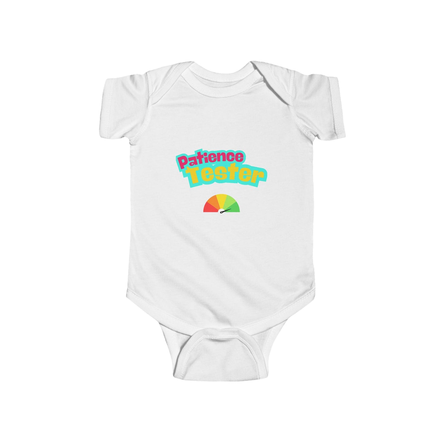 SNES | REACH Certified One-Piece Bodysuit | Patience Tester | Infant Toddler 0-24M