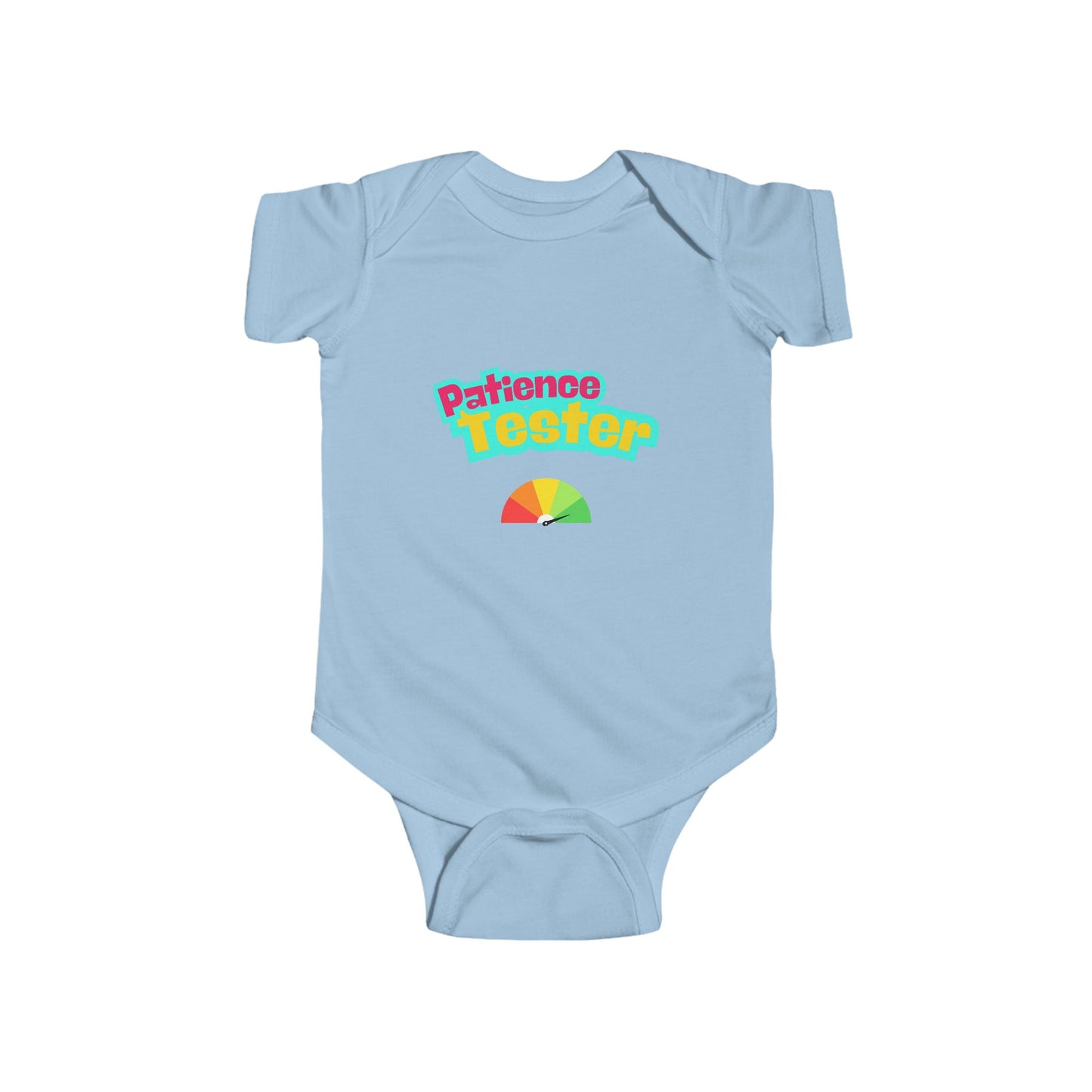 SNES | REACH Certified One-Piece Bodysuit | Patience Tester | Infant Toddler 0-24M