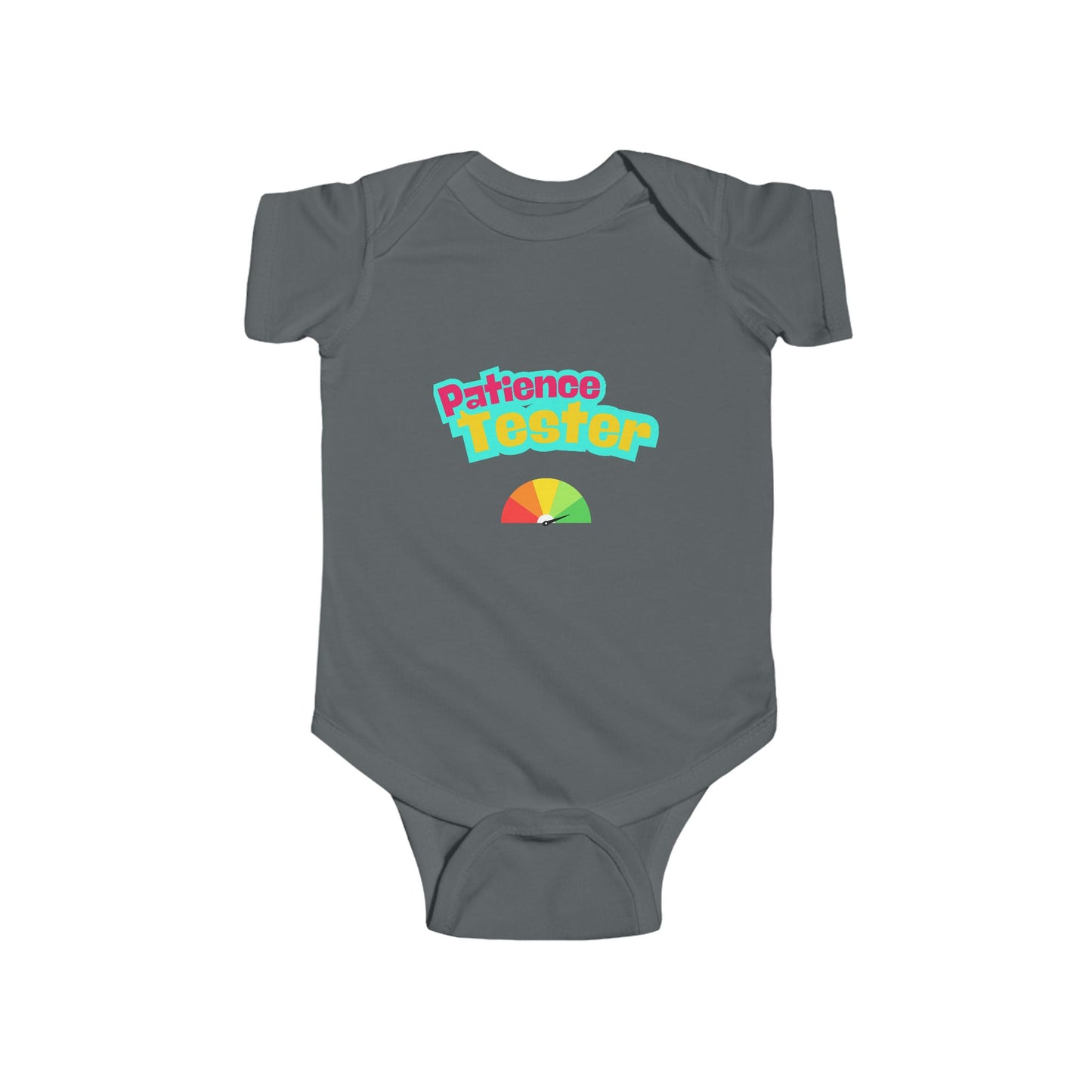 SNES | REACH Certified One-Piece Bodysuit | Patience Tester | Infant Toddler 0-24M