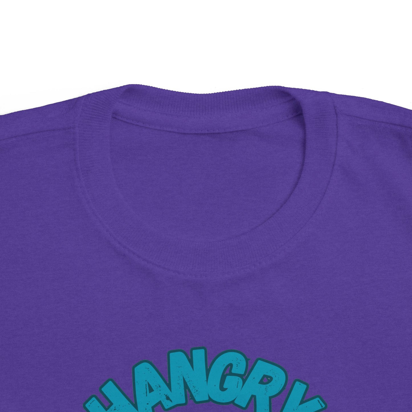 Toddler Hangry Hippo Tee - Fun Jersey T-Shirt for Kids