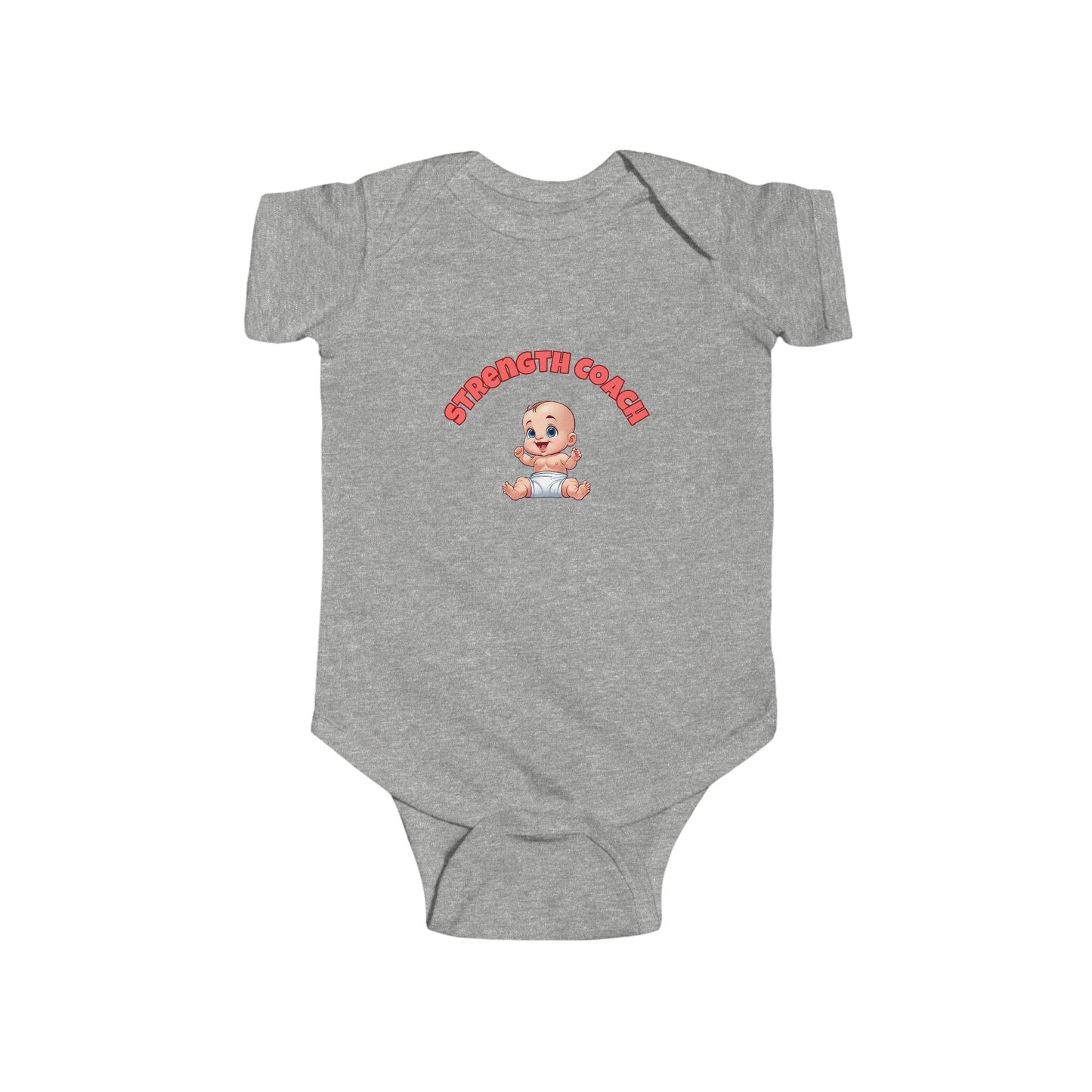 SLEEPLESS NIGHTS, ENDLESS SMILES | REACH Certified One-Piece Bodysuit | Strength Coach Tiny Tot Gym | Infant Toddler 0-24M