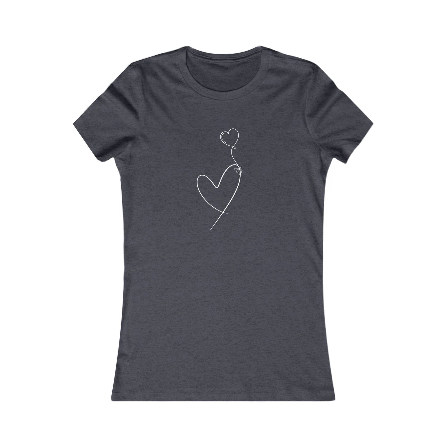 1 Heart Balloon Uplifting Mom Heart Tee - Perfect for Moms and Loved Ones | Customizable