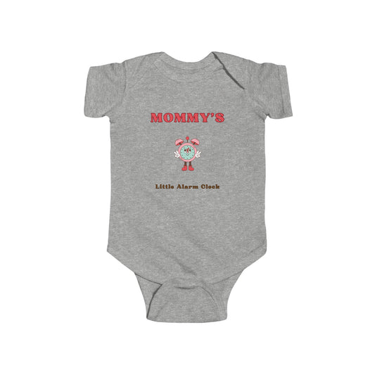 SNES | REACH Certified One-Piece Bodysuit | Mommy's Little Alarm Clock | Infant Toddler 0-24M