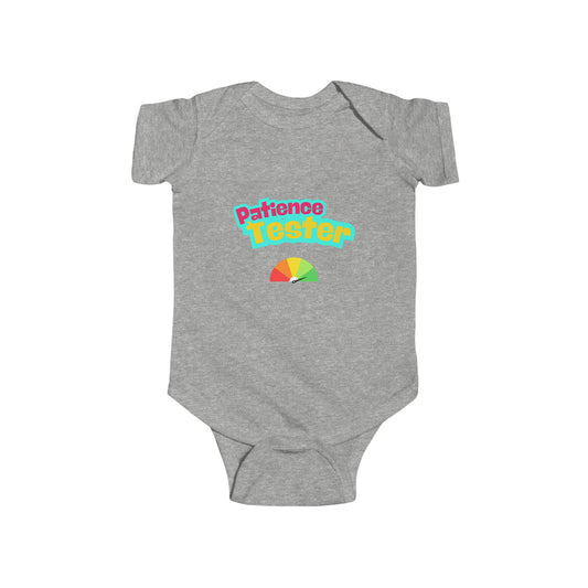 SNES | REACH Certified One-Piece Bodysuit | Patience Tester | Infant Toddler 0-24M
