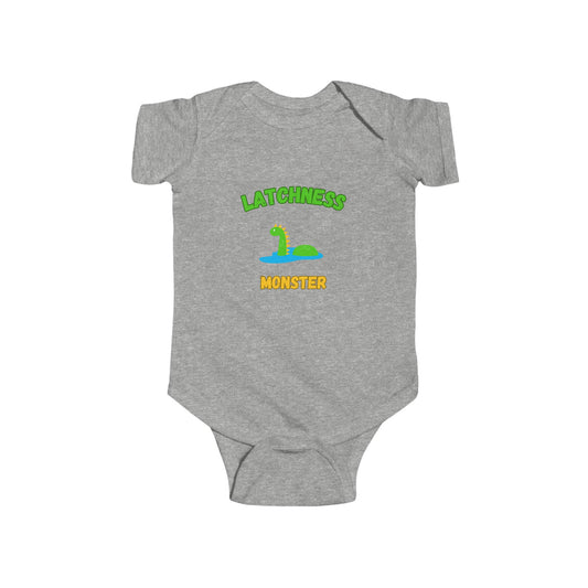 SNES | REACH Certified One-Piece Bodysuit | Latchness Monster | Infant Toddler 0-24M