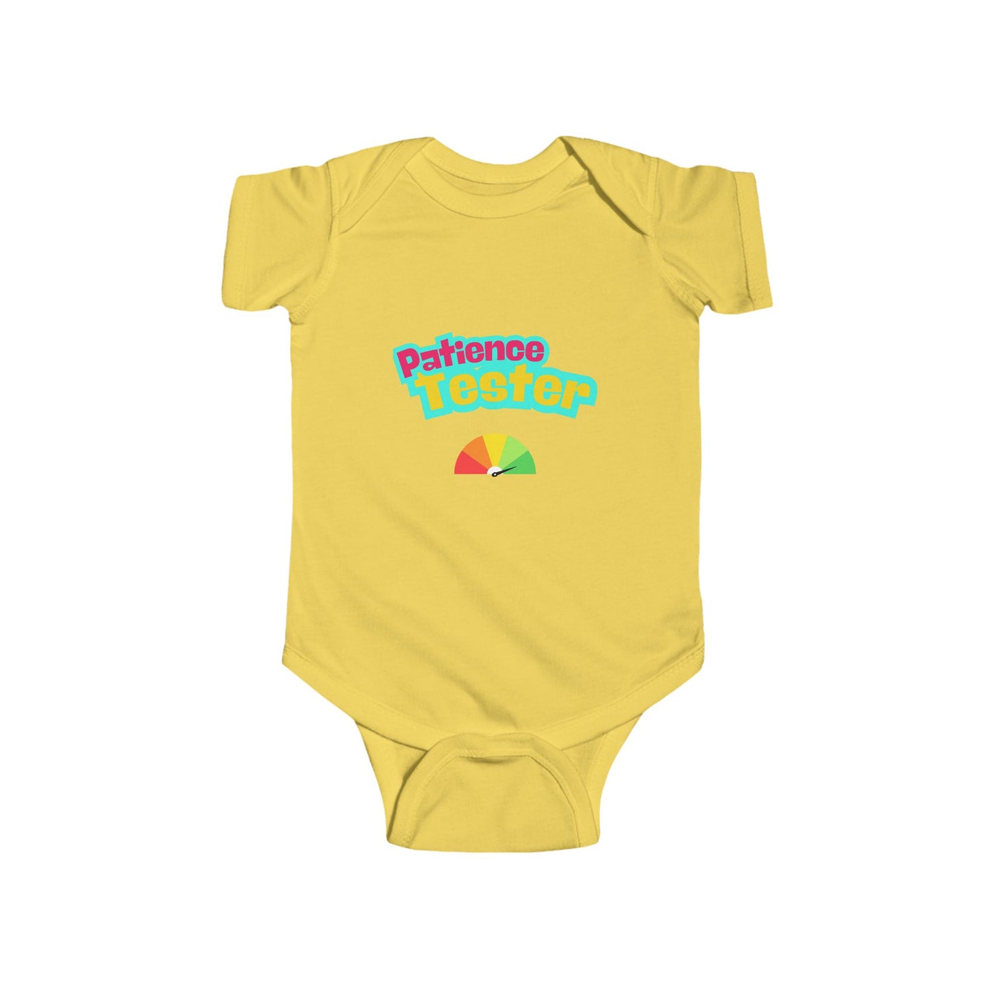 SNES | REACH Certified One-Piece Bodysuit | Patience Tester | Infant Toddler 0-24M