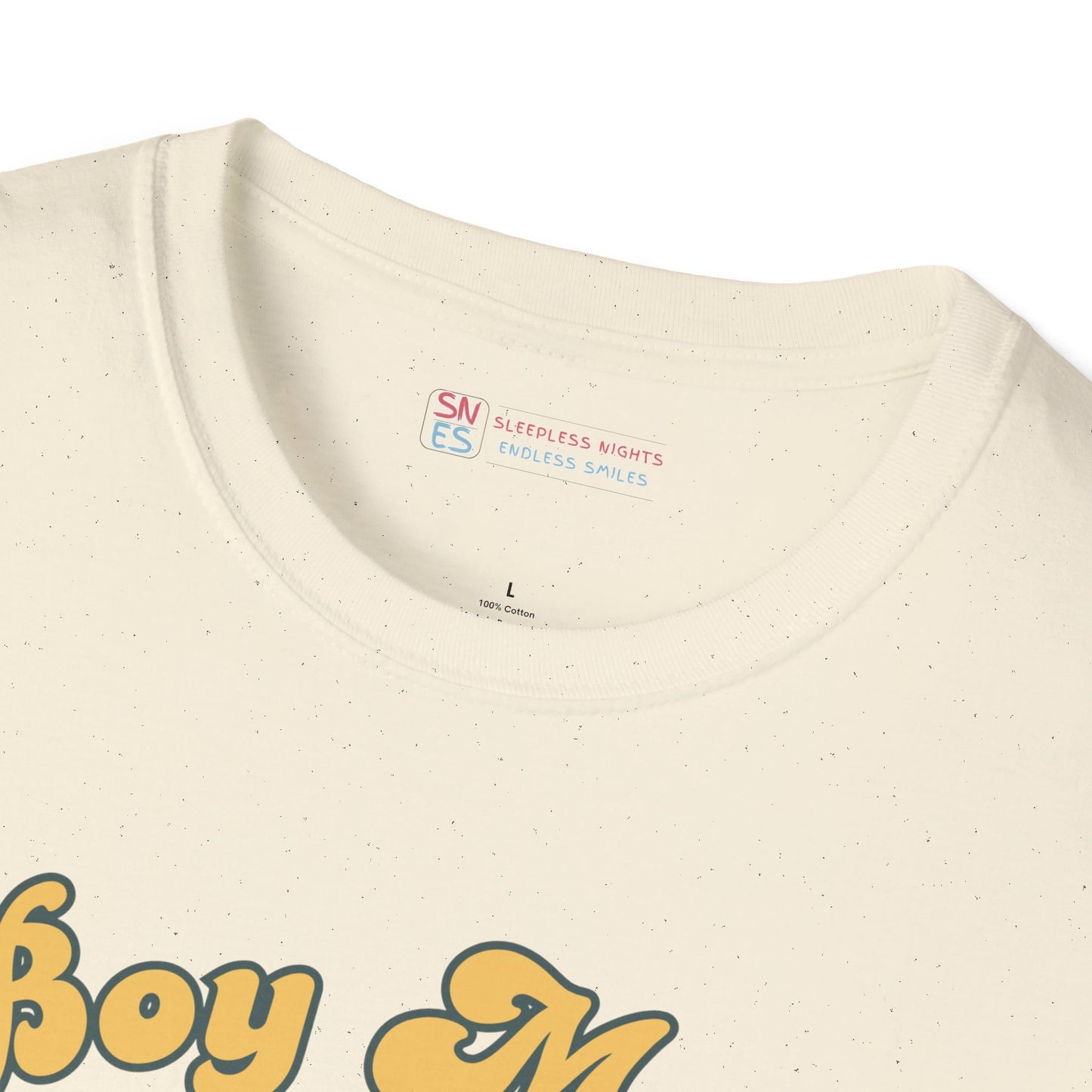 Boy Mom Unisex Softstyle T-Shirt - Retro Graphic Tee for Proud Mothers